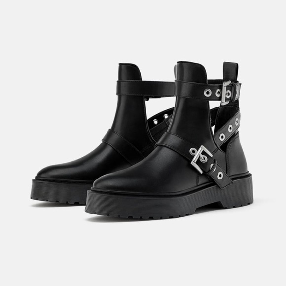 Zara Shoes - Zara biker boots